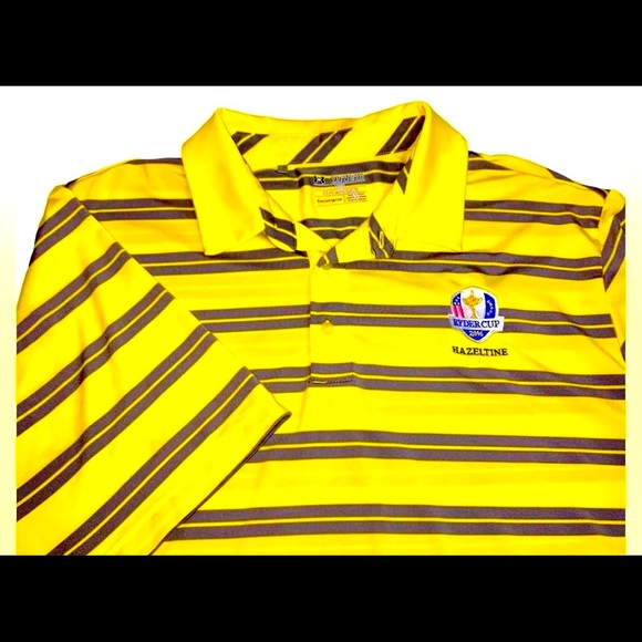 Under Armour Heat Gear Loose Fit Hazeltine 2016 Ryder Cup 2XL Golf Polo - Picture 1 of 6